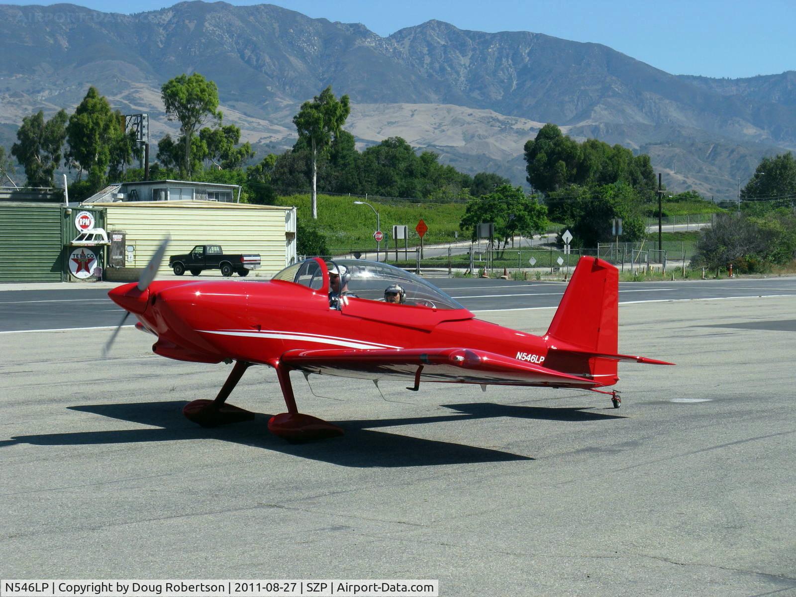 N546LP, Vans RV-8 C/N 82726, 2007 Obrien OBRIEN SPECIAL VAN's RV-8, Lycoming IO-360EXP 180 Hp