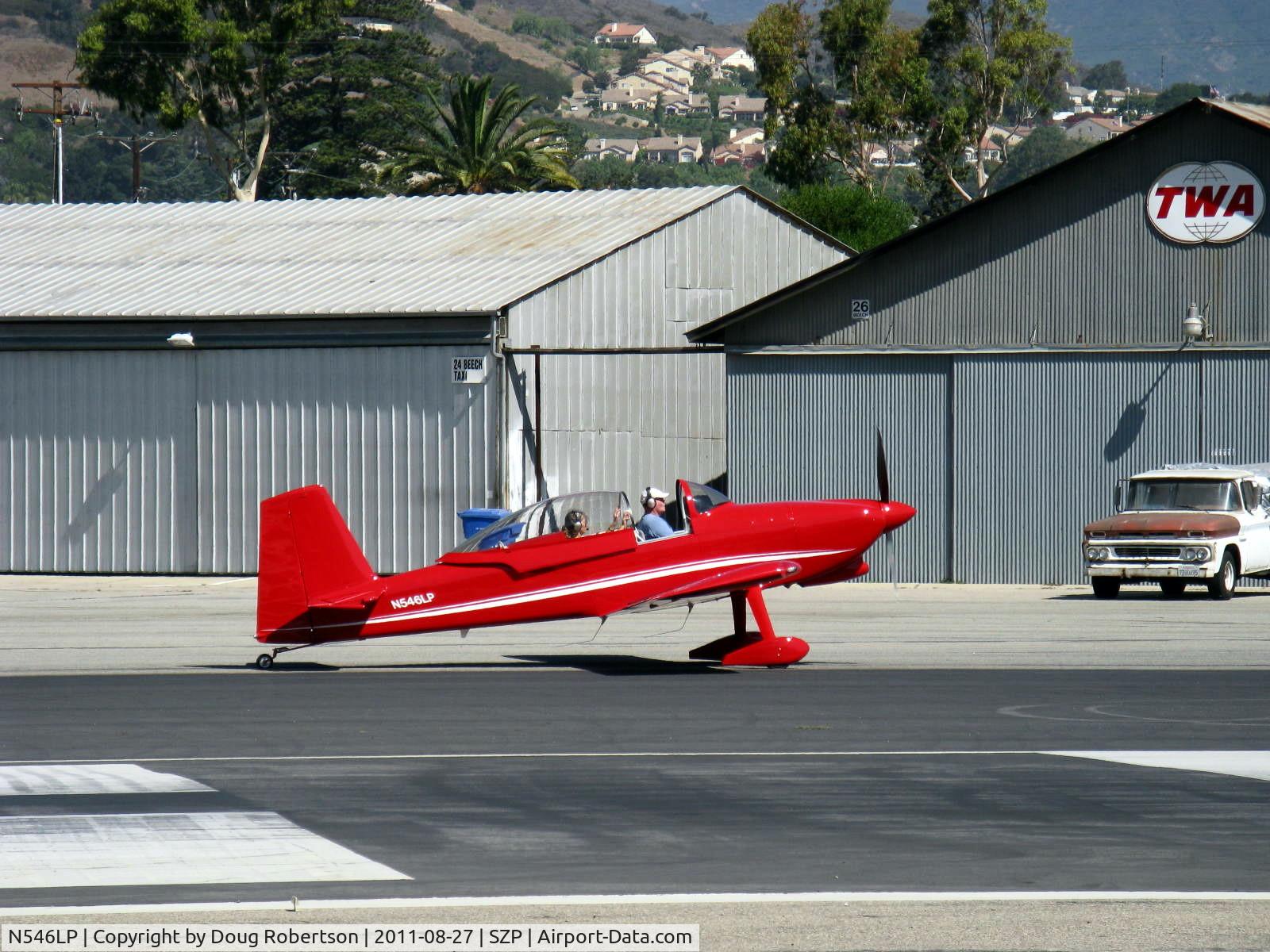 N546LP, Vans RV-8 C/N 82726, 2007 Obrien OBRIEN SPECIAL VAN's RV-8, Lycoming IO-360EXP 180 Hp, holding short Rwy 22