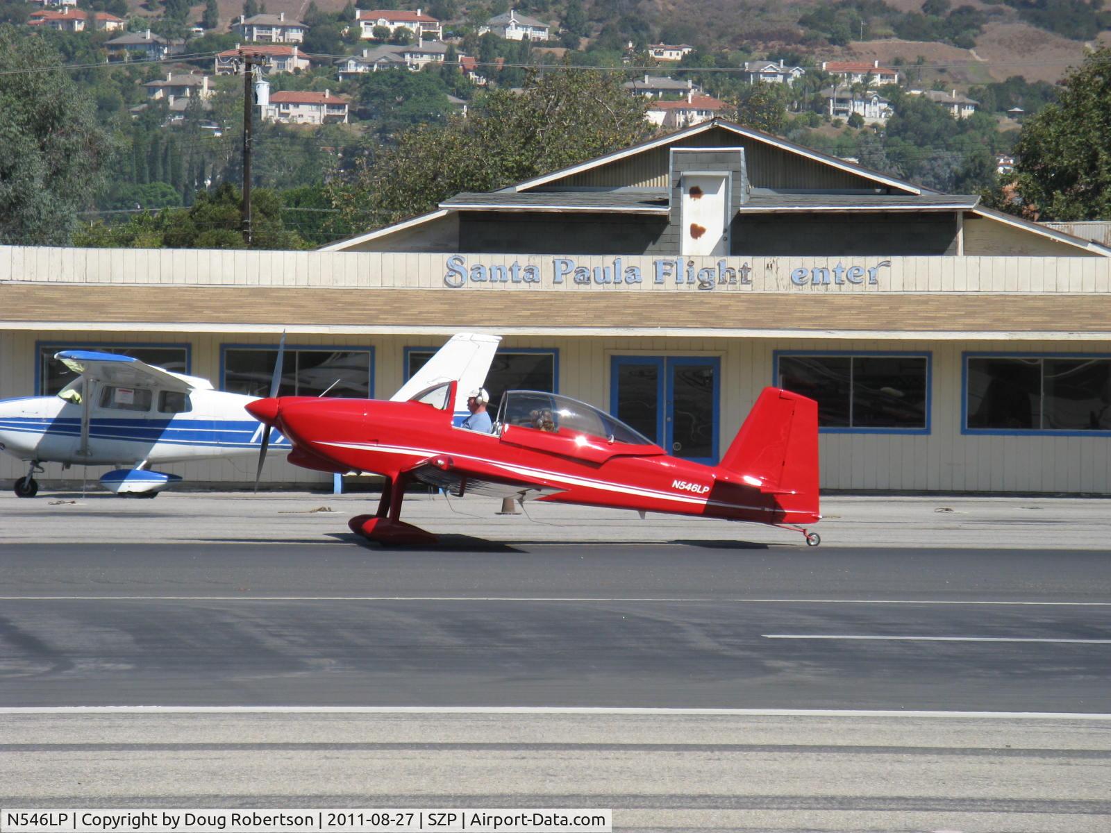 N546LP, Vans RV-8 C/N 82726, 2007 Obrien OBRIEN SPRECIAL VAN's RV-8, Lycoming IO-360EXP 180 Hp, taxi