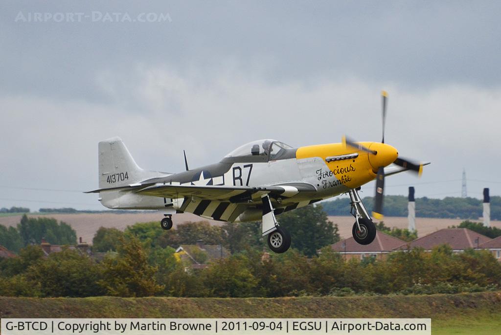 G-BTCD, 1944 North American P-51D Mustang C/N 122-39608, DULL AND RAINY