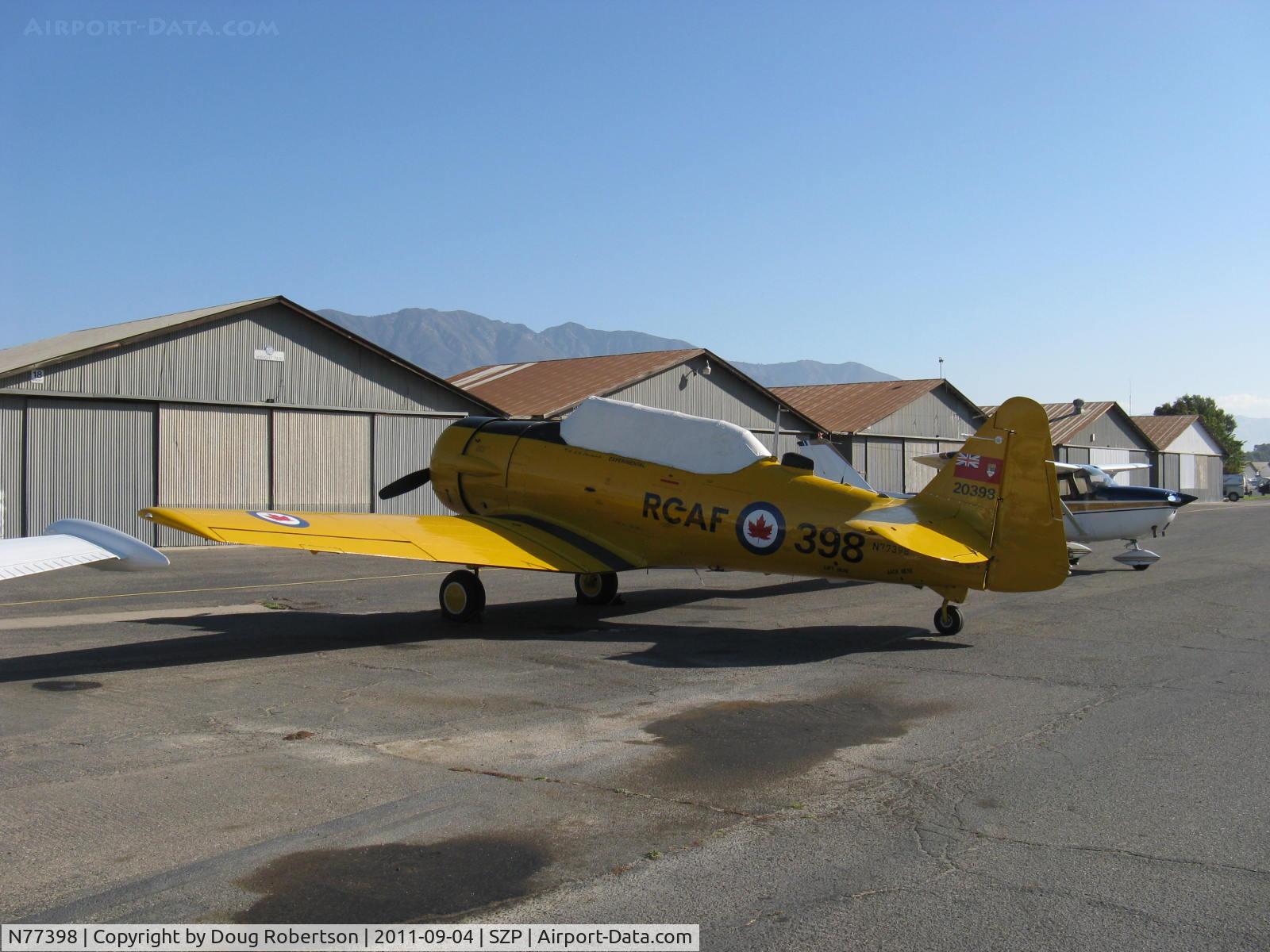 N77398, 1952 Canadian Car & Foundry Harvard MK IV C/N CCF4-189, 1952 Canadian Car & Foundry HARVARD Mk IV 'Sweet as Candy', P&W R-1340 600 Hp
