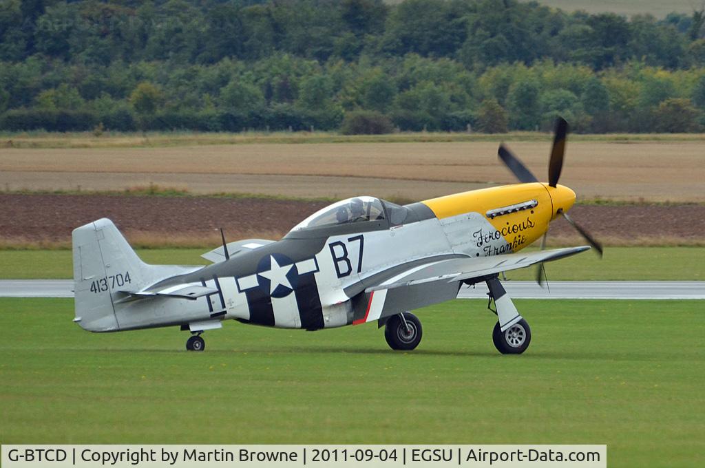 G-BTCD, 1944 North American P-51D Mustang C/N 122-39608, DULL AND RAINY