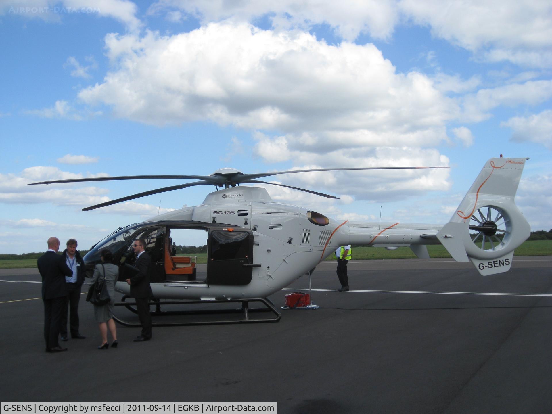 G-SENS, 2009 Eurocopter EC-135T-2+ C/N 0833, Biggin Hill Business Aircraft Europe 2011