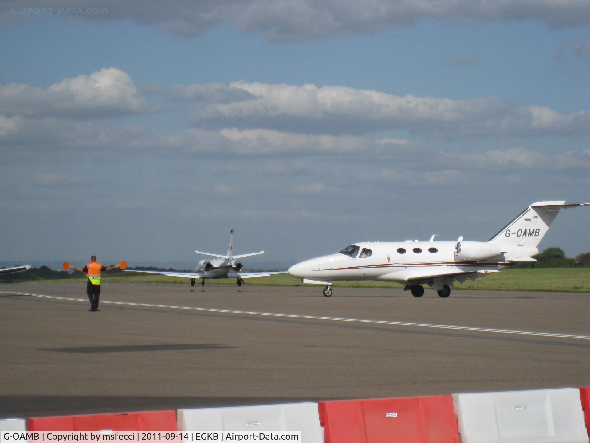G-OAMB, 2007 Cessna 510 Citation Mustang Citation Mustang C/N 510-0050, Biggin Hill Business Aircraft Europe 2011