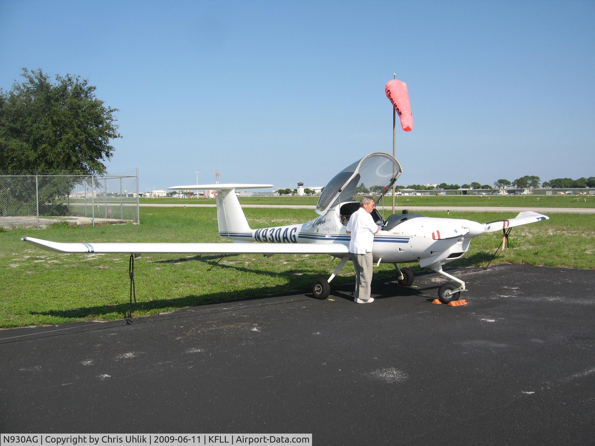 N930AG, 1996 Diamond DA-20A-1 Katana C/N 10196, Picked up in Ft Lauderdale Florida on its way to Livermore California
