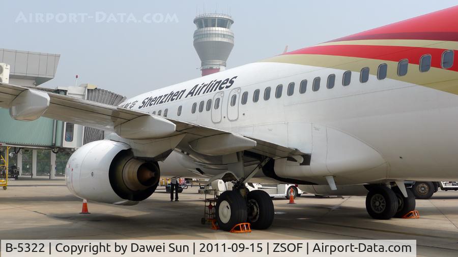 B-5322, 2007 Boeing 737-86N C/N 32688, hefei