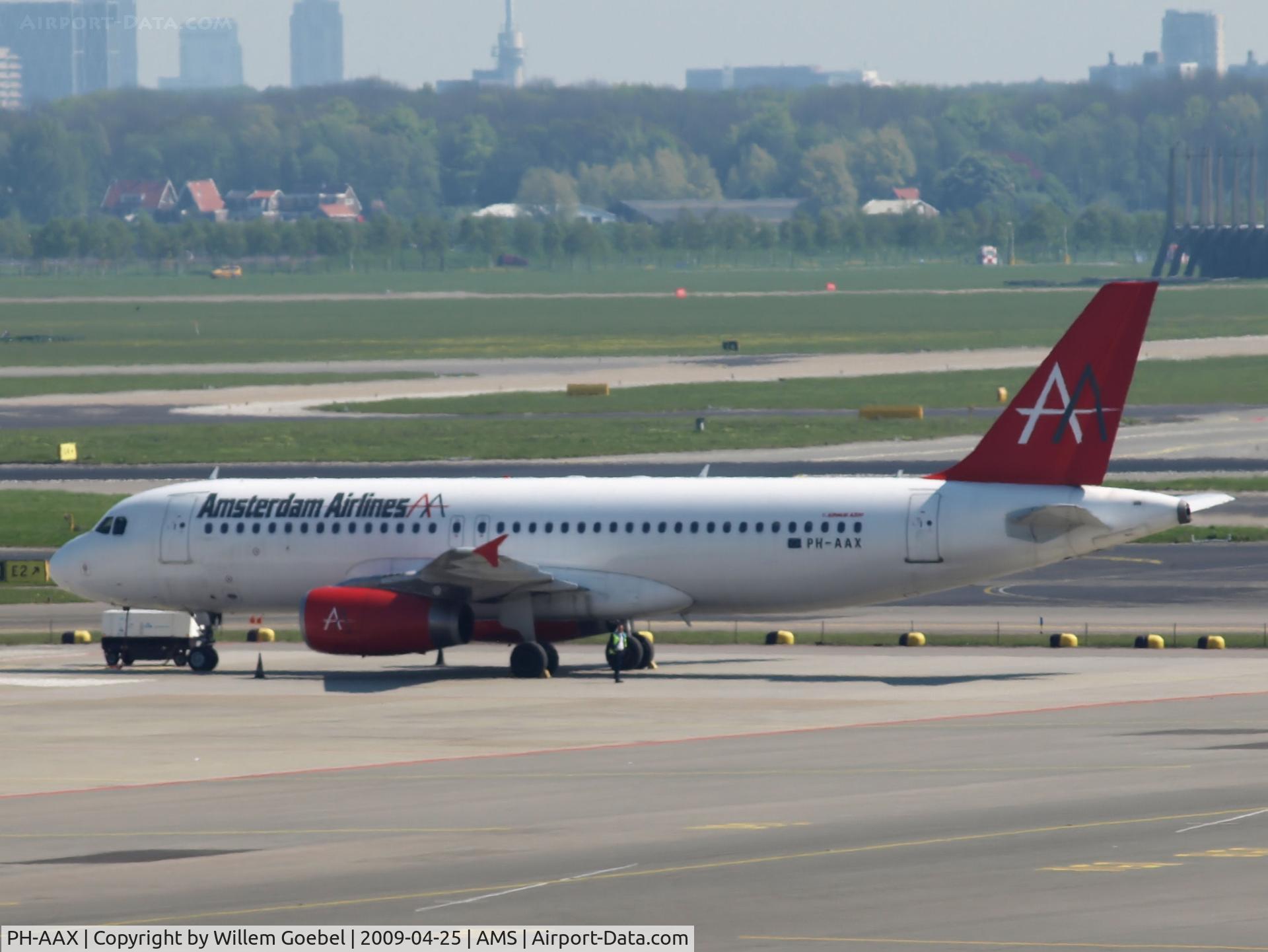 PH-AAX, 1993 Airbus A320-231 C/N 430, Arrival on Schiphol Airport
