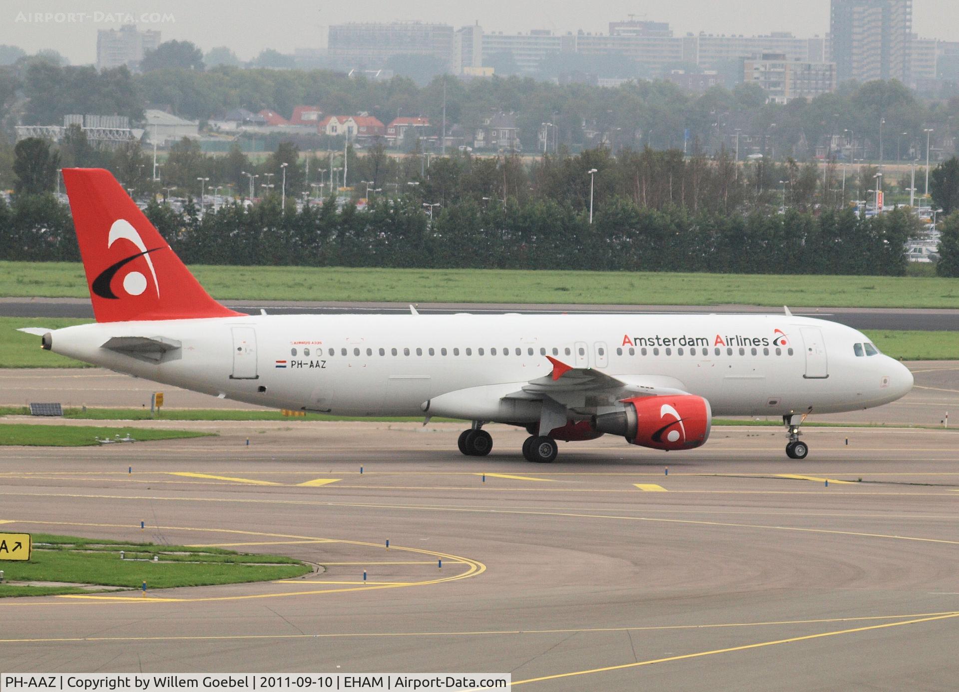 PH-AAZ, 1992 Airbus A320-212 C/N 299, Arrival on Schiphol Airport
