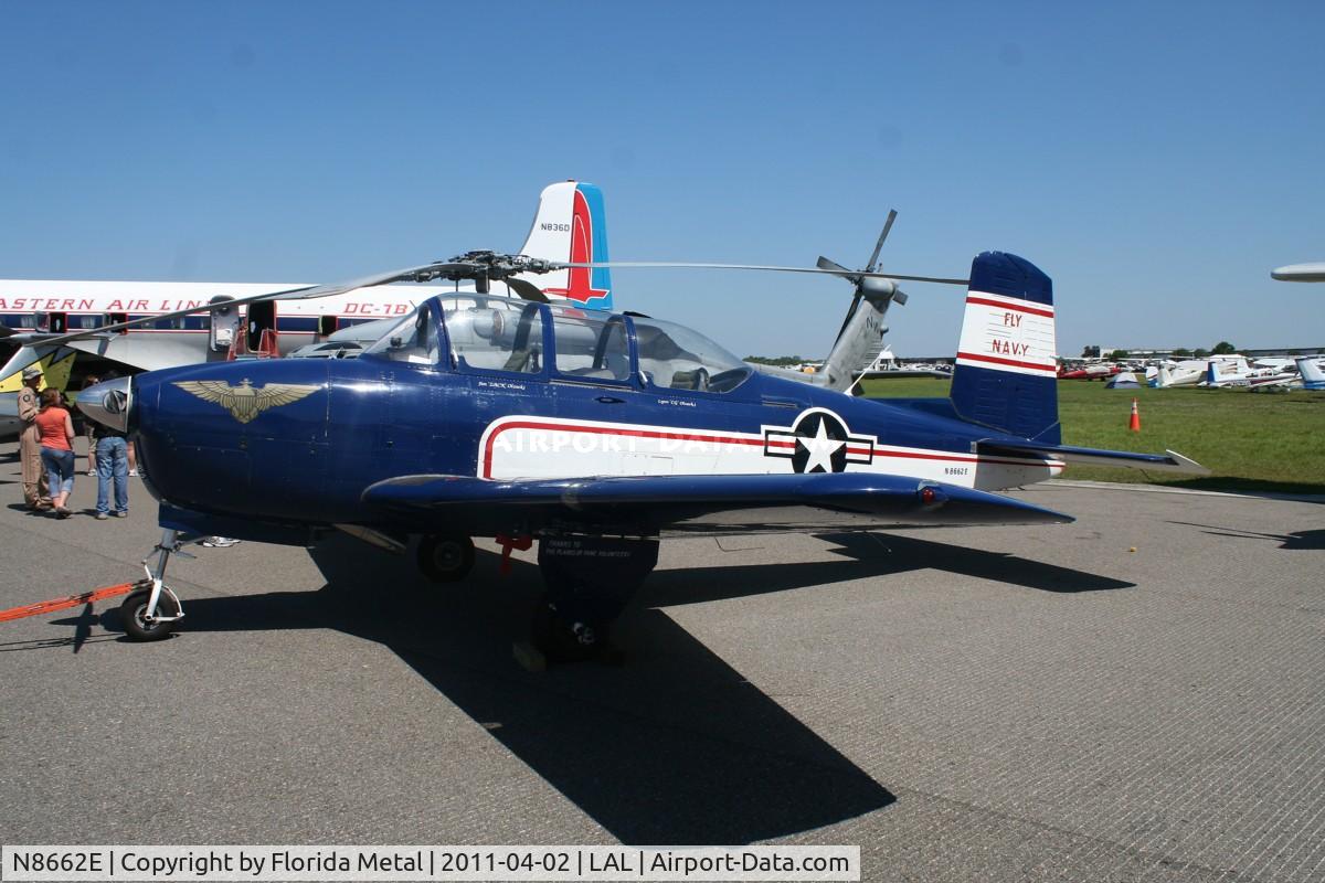 N8662E, 1955 Beech D-45 Mentor C/N BG-33, Beech T-34