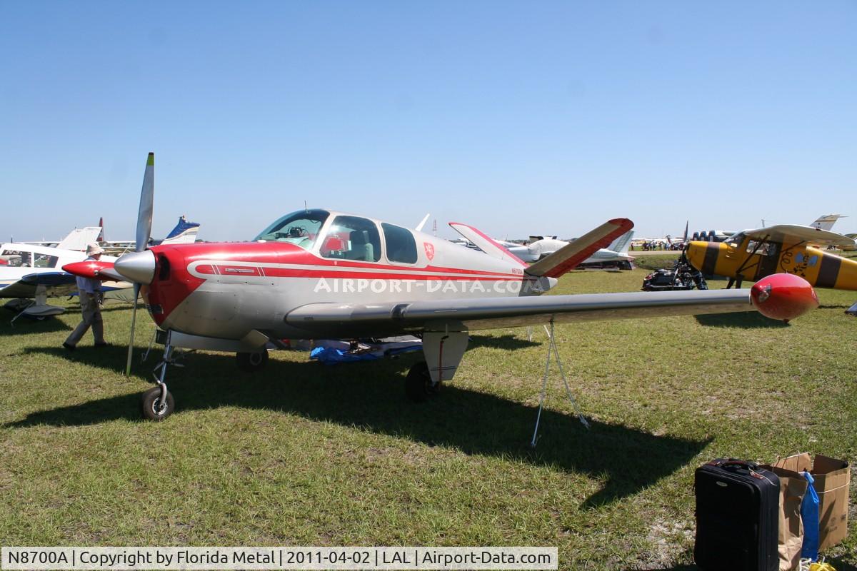 N8700A, 1949 Beech A35 Bonanza C/N D-2110, Beech A35