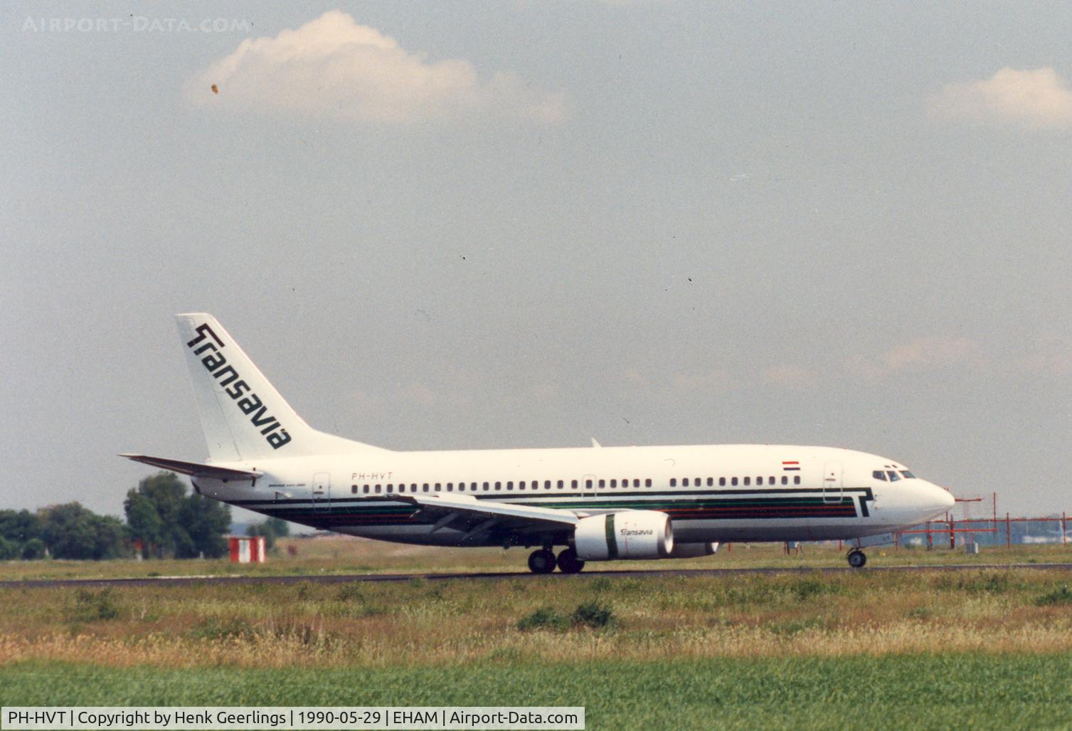PH-HVT, 1990 Boeing 737-3K2 C/N 24328, Transavia