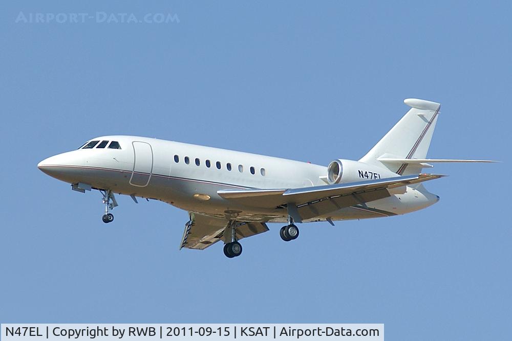 N47EL, 2005 Dassault FALCON 2000EX C/N 69, Landing 12R