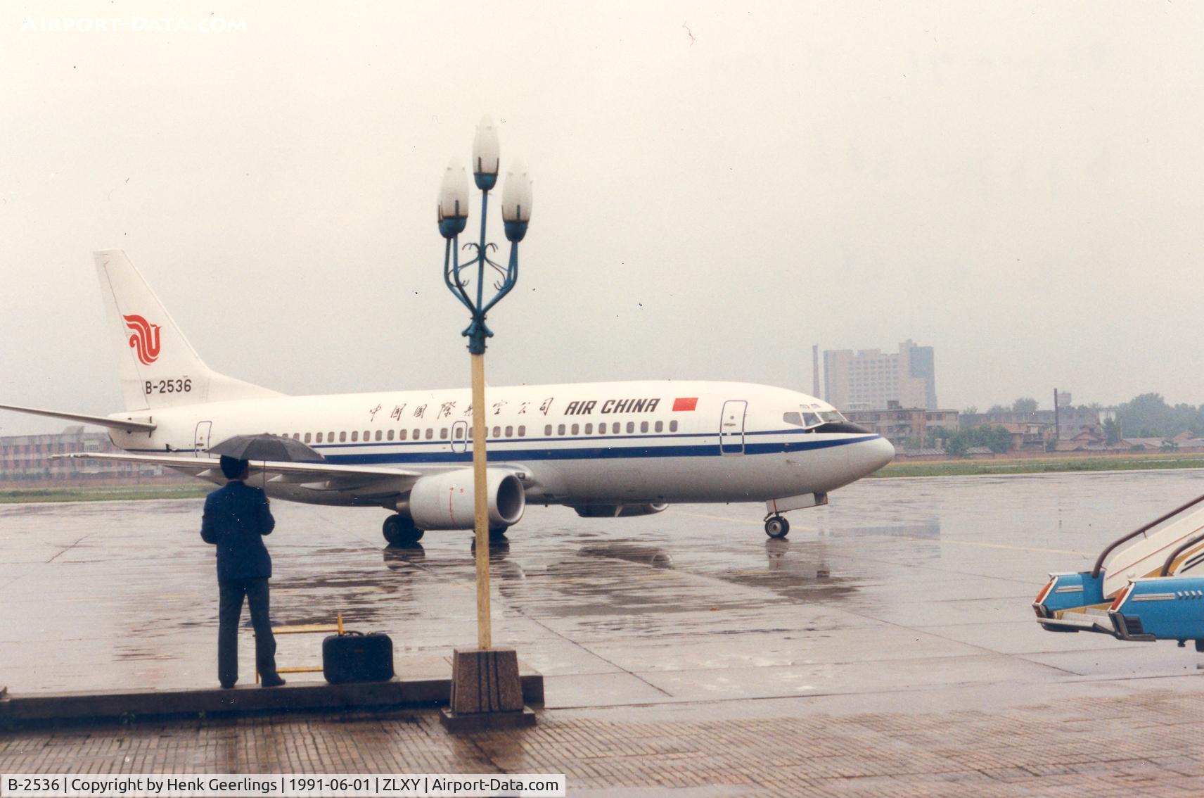 B-2536, 1991 Boeing 737-3J6 C/N 25079, Air China