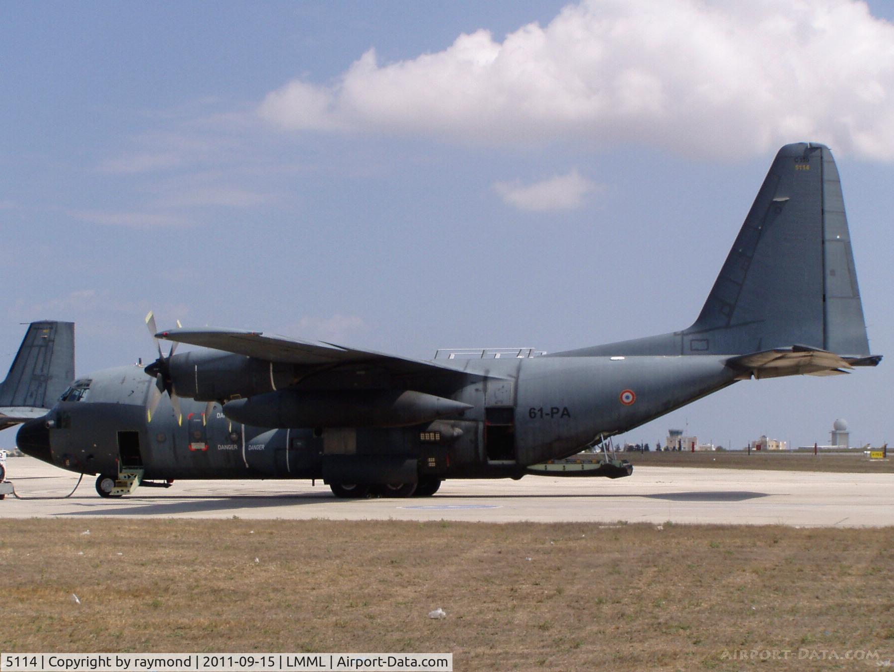 5114, 1987 Lockheed C-130H Hercules C/N 382-5114, C130 Hercules 5114 61-PA French Air Force
