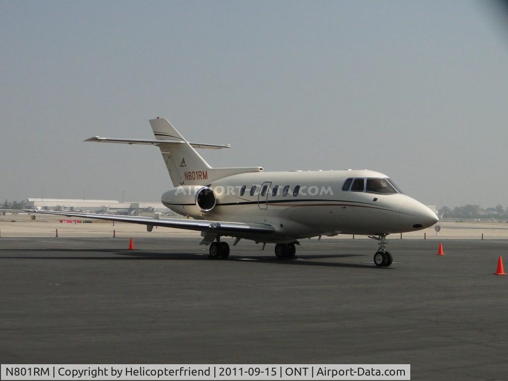N801RM, 1984 British Aerospace BAe.125 Series 800A C/N 258011, Parked on the south side