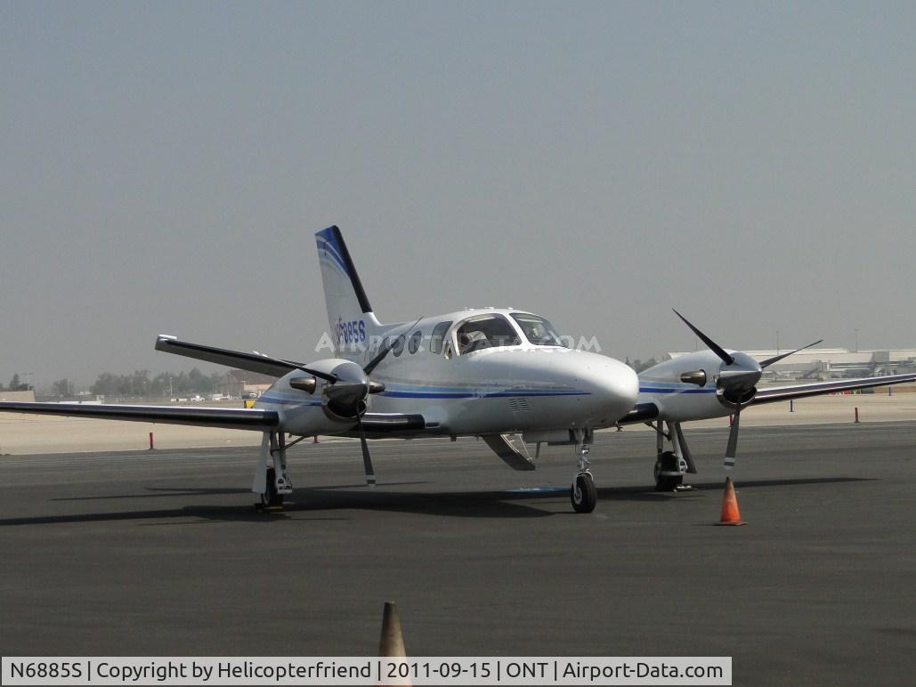 N6885S, 1981 Cessna 425 C/N 425-0144, Parked on the south side