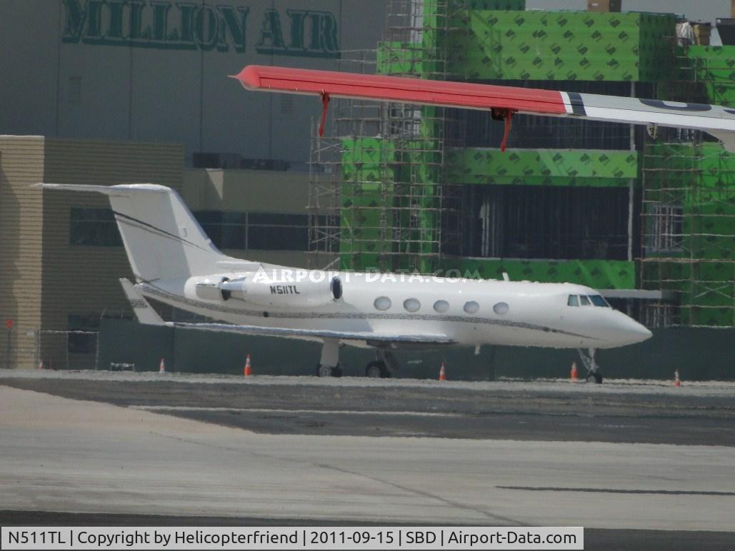 N511TL, 1977 Gulfstream Aerospace G1159B C/N 199, Parked to the rear of Million Air