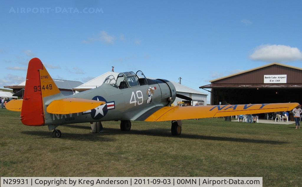 N29931, 1943 North American AT-6G Texan C/N 168-583 (49-3449), 2011 Gerry Beck Memorial Gathering of Airplanes