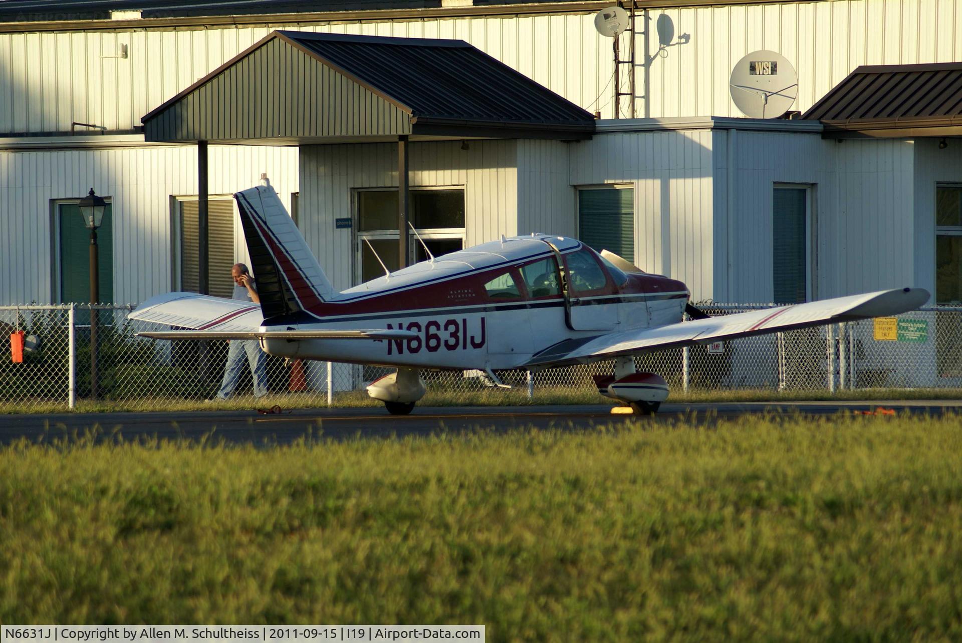 N6631J, 1968 Piper PA-28-180 C/N 28-5097, 1968 Piper PA-28-180