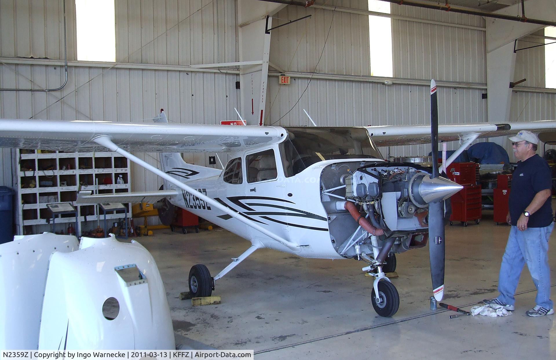 N2359Z, 2007 Cessna 172S C/N 172S10541, Cessna 172S inside the Hangar of the CAF Arizona Wing Museum at Falcon Field, Mesa AZ