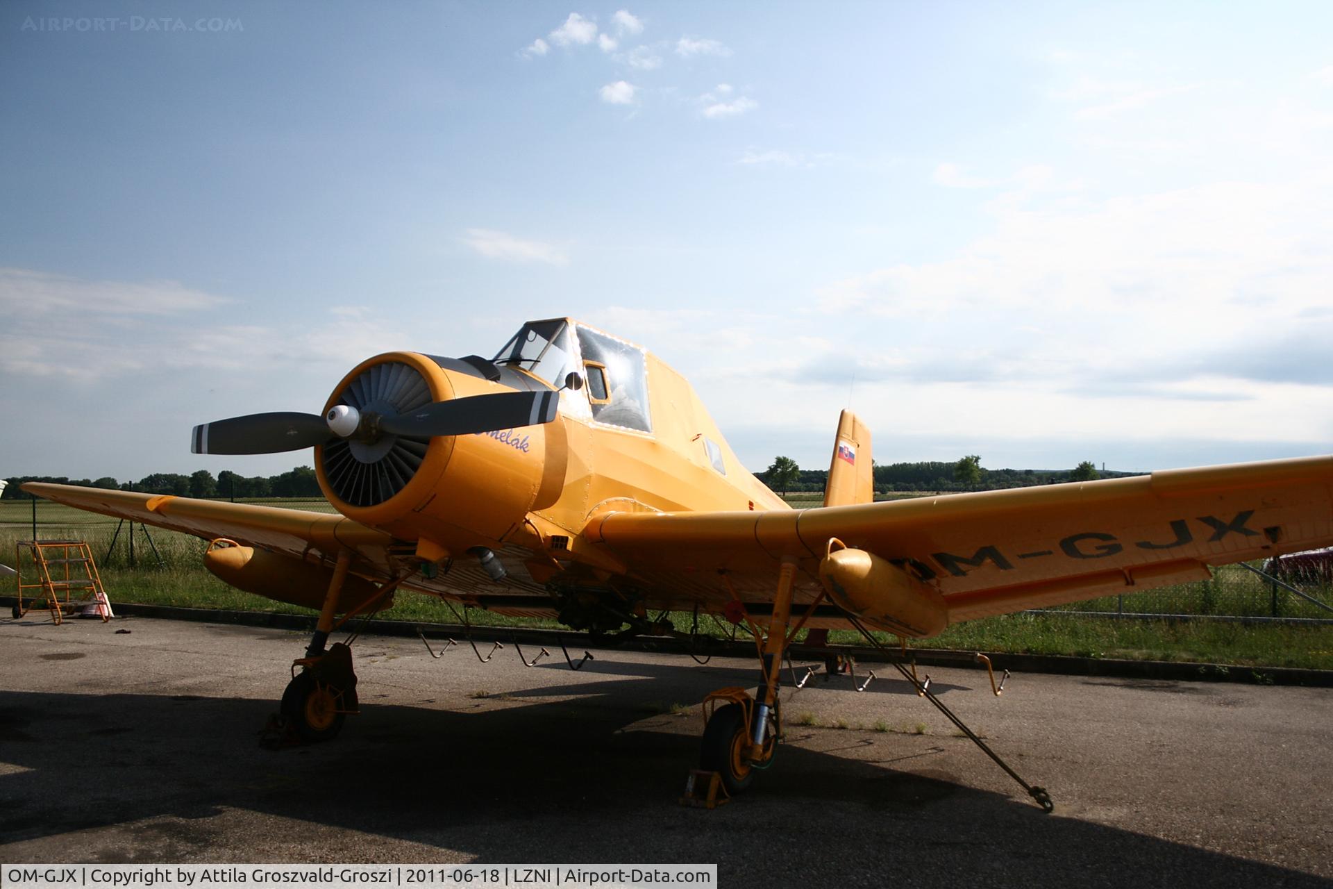 OM-GJX, Let Z-37A Cmelak C/N 22-19, Nitra Janikovce Airport - Slovakia (Slovak Republik) SK
