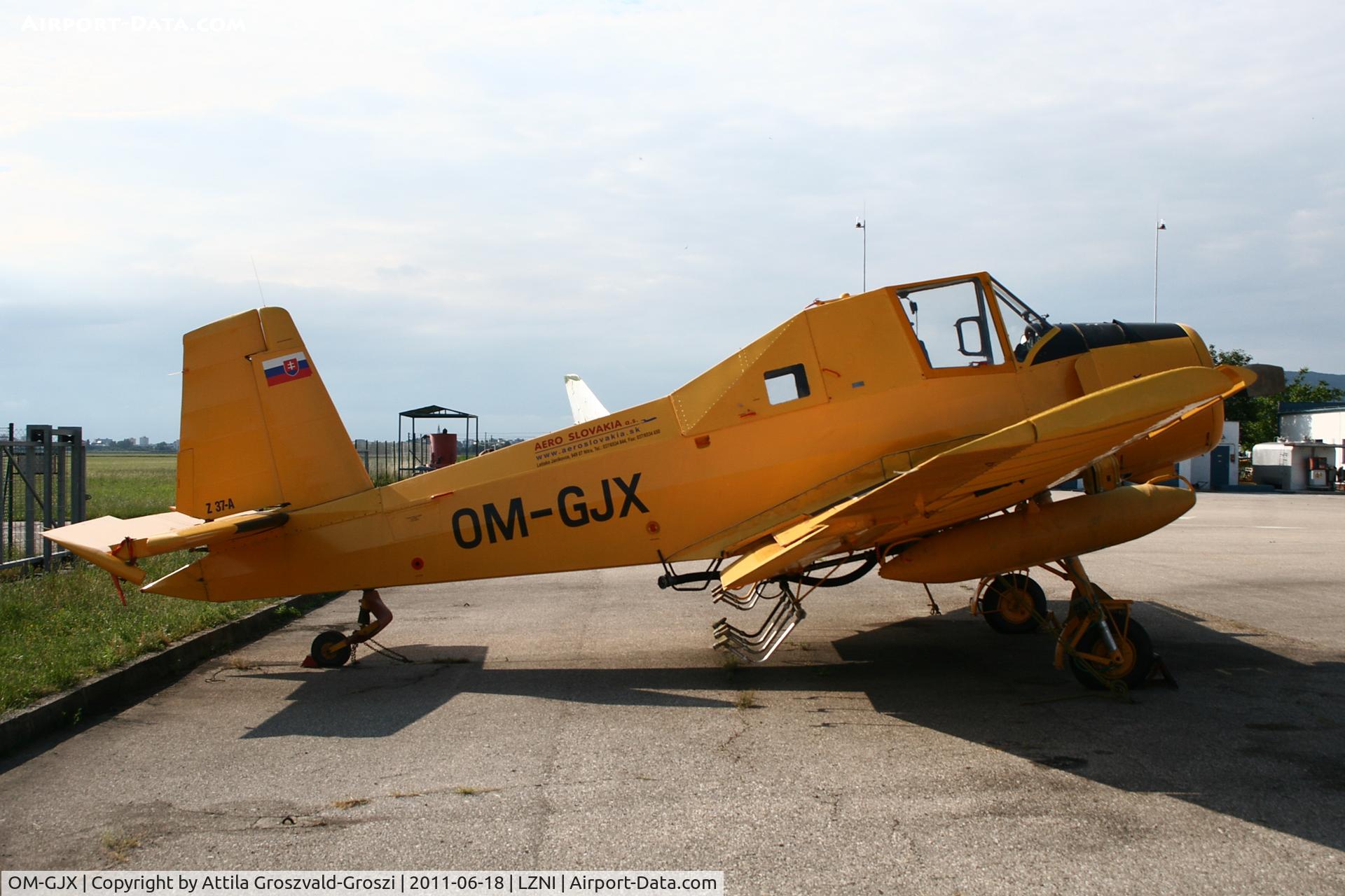 OM-GJX, Let Z-37A Cmelak C/N 22-19, Nitra Janikovce Airport - Slovakia (Slovak Republik) SK