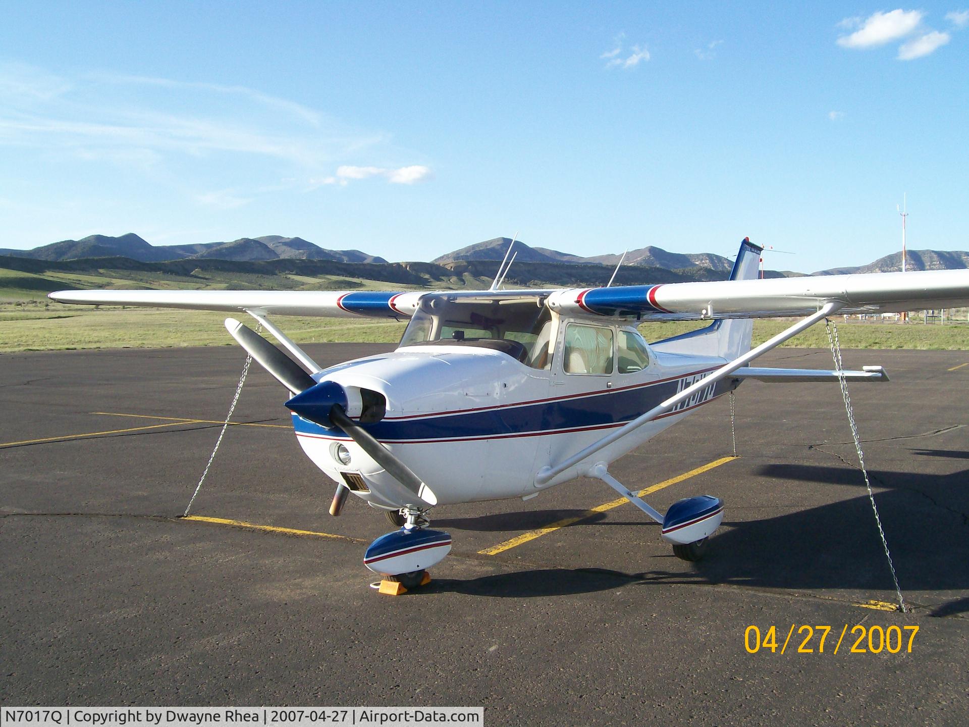 N7017Q, 1971 Cessna 172L C/N 17260317, Meeker Colorada airport