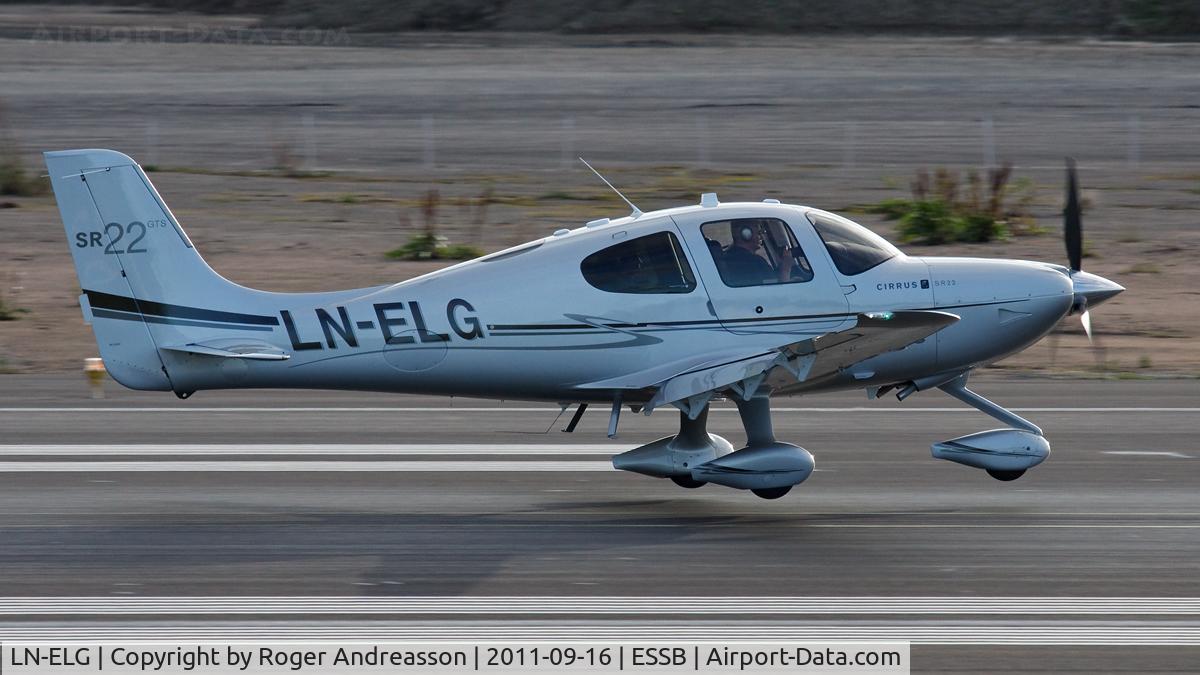 LN-ELG, Cirrus SR22 GTS C/N 3742, Oslo Aircraft Rental AS