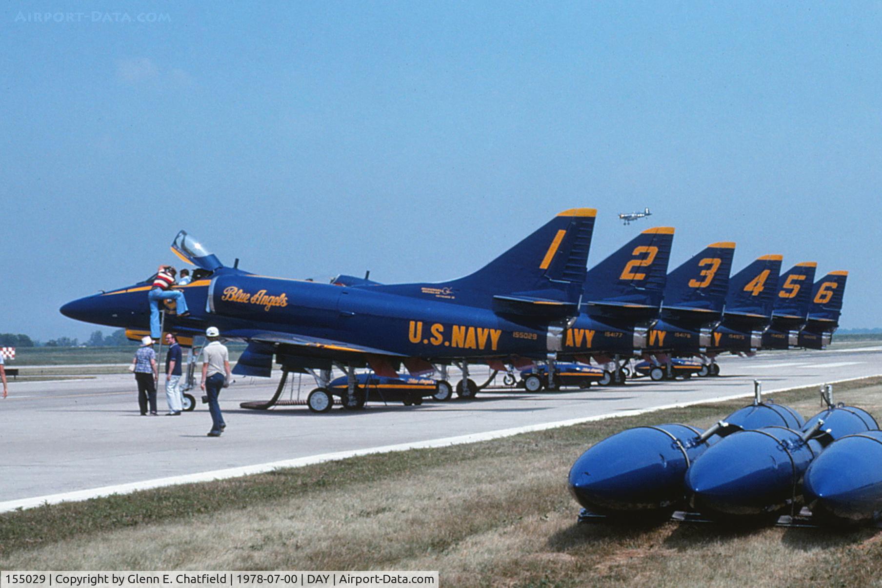155029, Douglas A-4F Skyhawk C/N 13845, At the Dayton, OH International Air Show