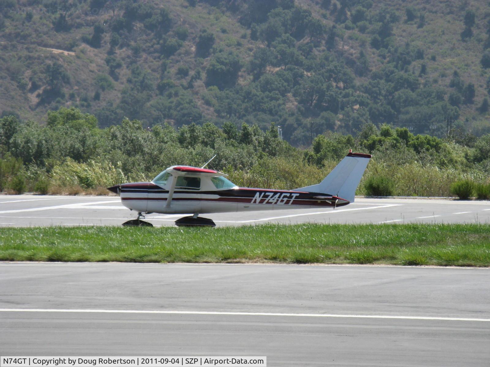 N74GT, 1969 Cessna 150J C/N 15070302, 1969 Cessna 150J, Continental O-200 100 Hp, taxi