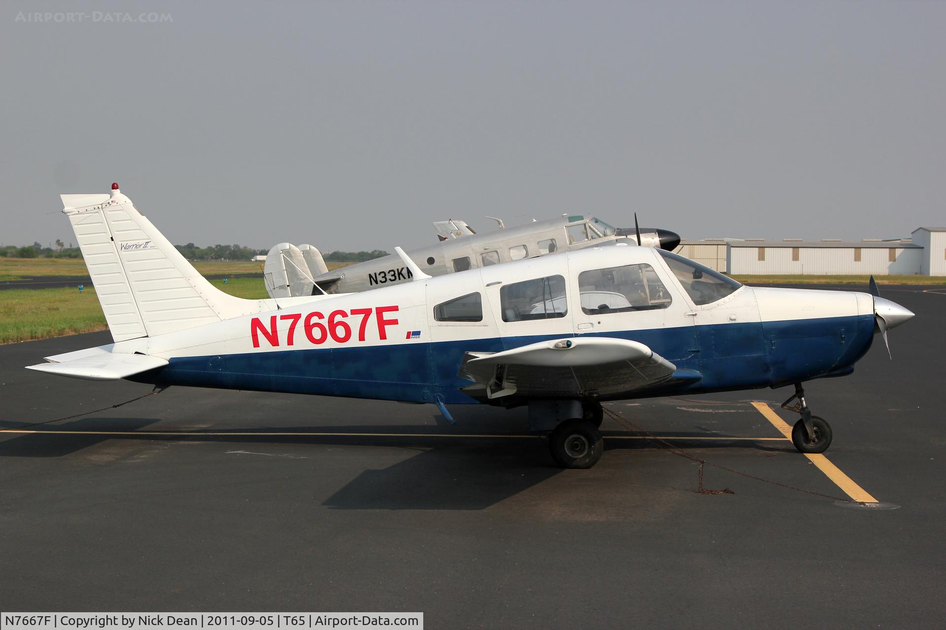 N7667F, 1978 Piper PA-28-161 C/N 28-7916011, Mid Valley T65