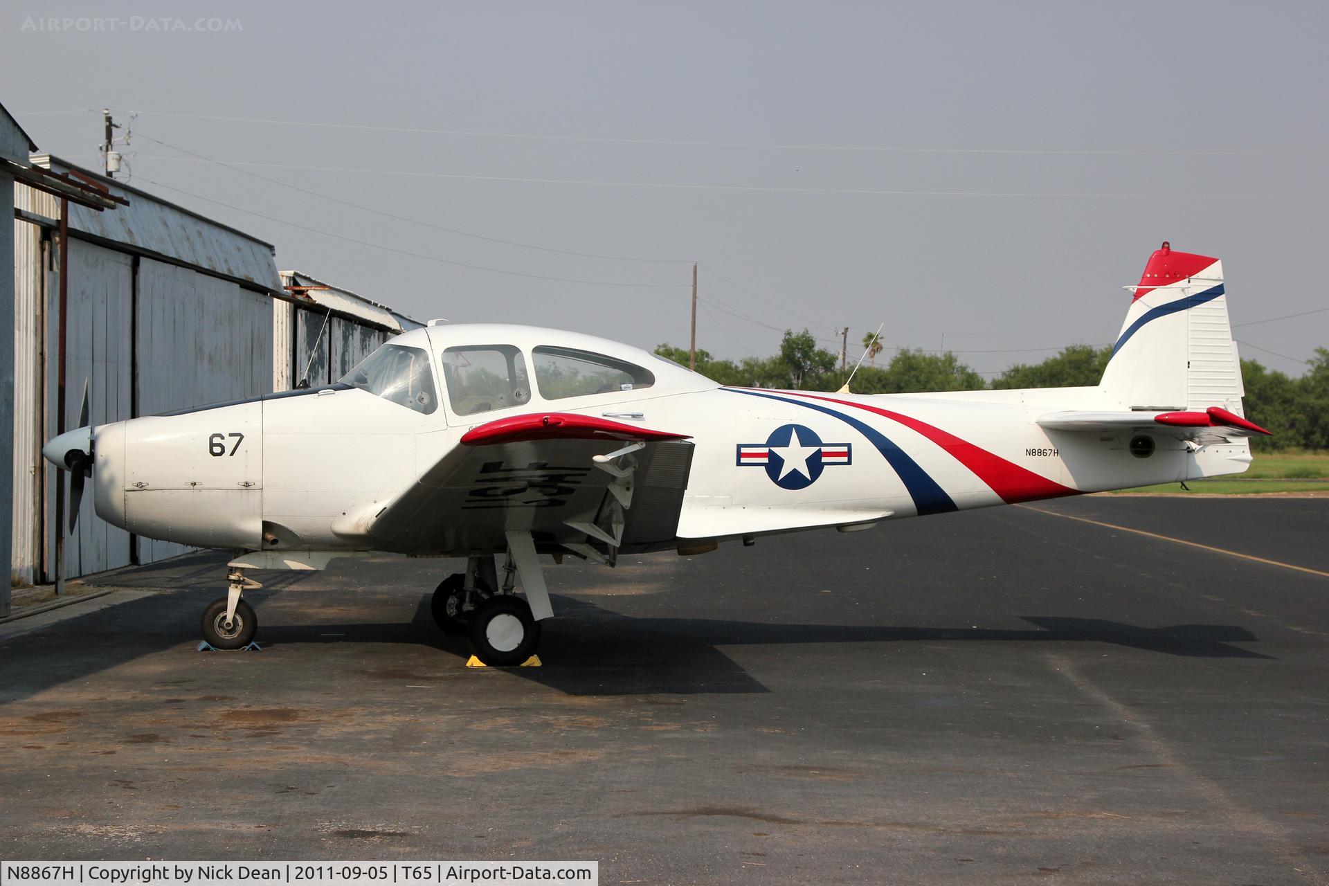 N8867H, 1947 North American Navion C/N NAV-4-867, Mid Valley T65