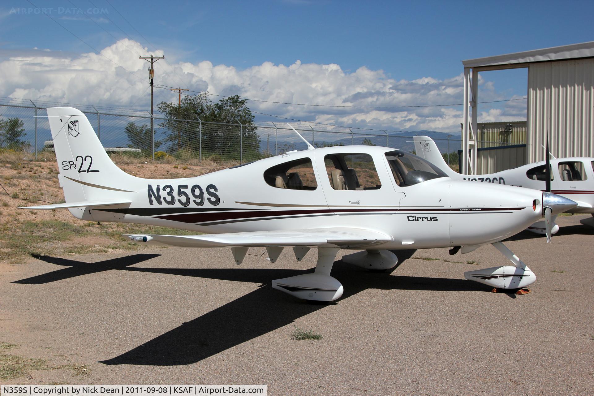N359S, 2001 Cirrus SR22 C/N 0072, KSAF/SAF