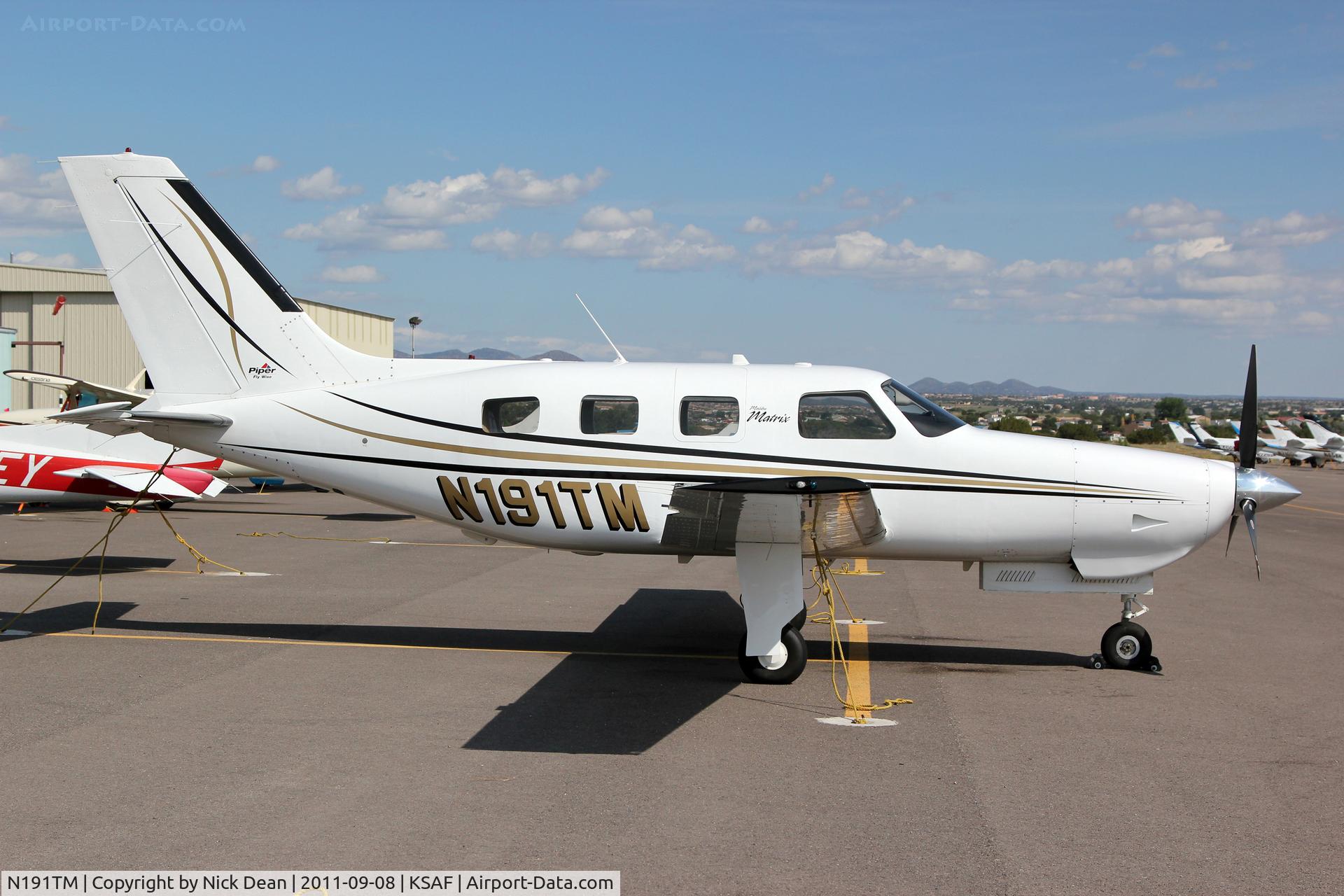 N191TM, 2008 Piper PA-46R-350T Malibu Matrix C/N 4692042, KSAF/SAF