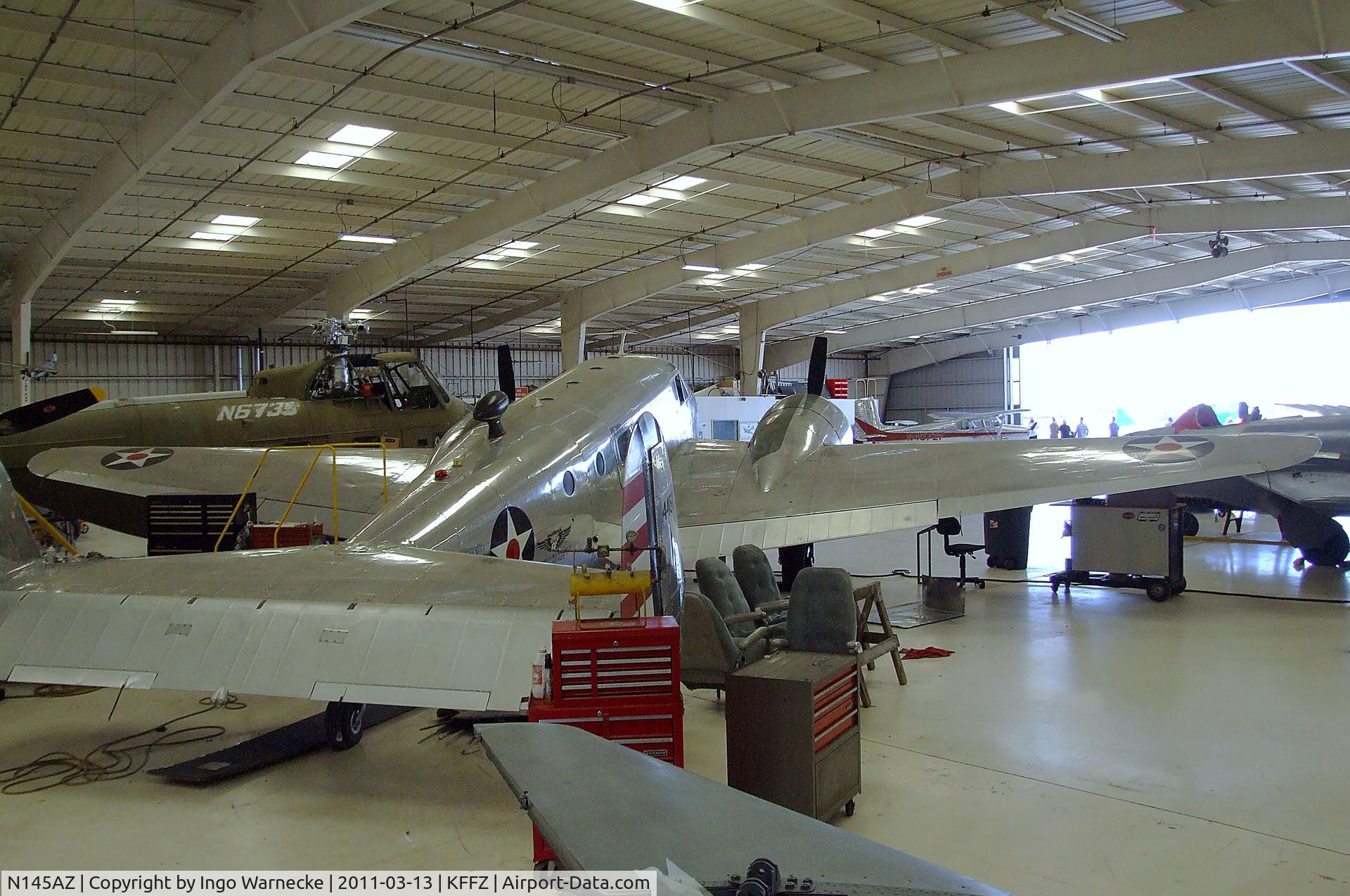 N145AZ, Beech D18S C/N A-235, Beechcraft D18S (C-45 Expeditor) at the CAF Arizona Wing Museum, Mesa AZ