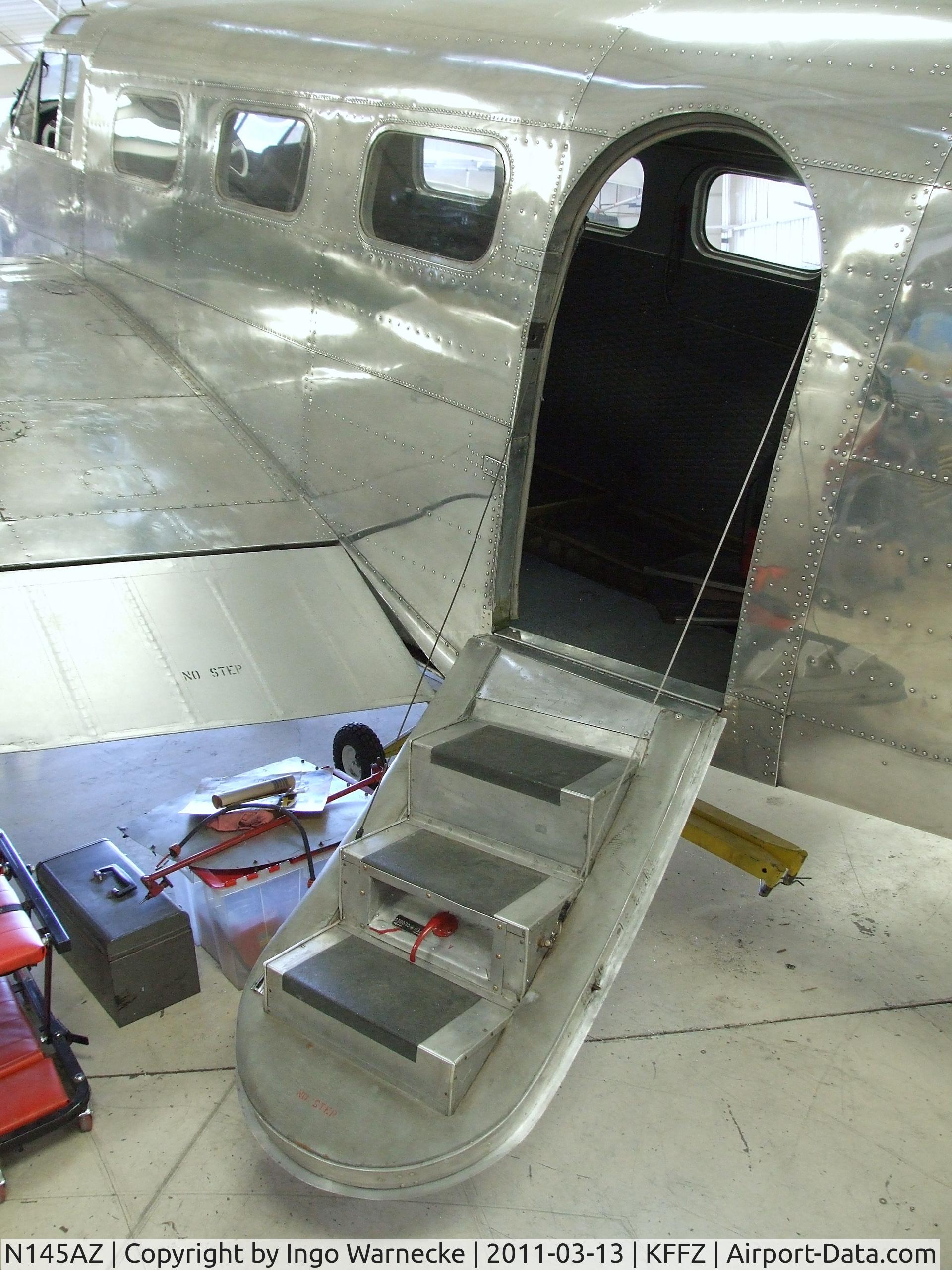N145AZ, Beech D18S C/N A-235, Beechcraft D18S (C-45 Expeditor) at the CAF Arizona Wing Museum, Mesa AZ