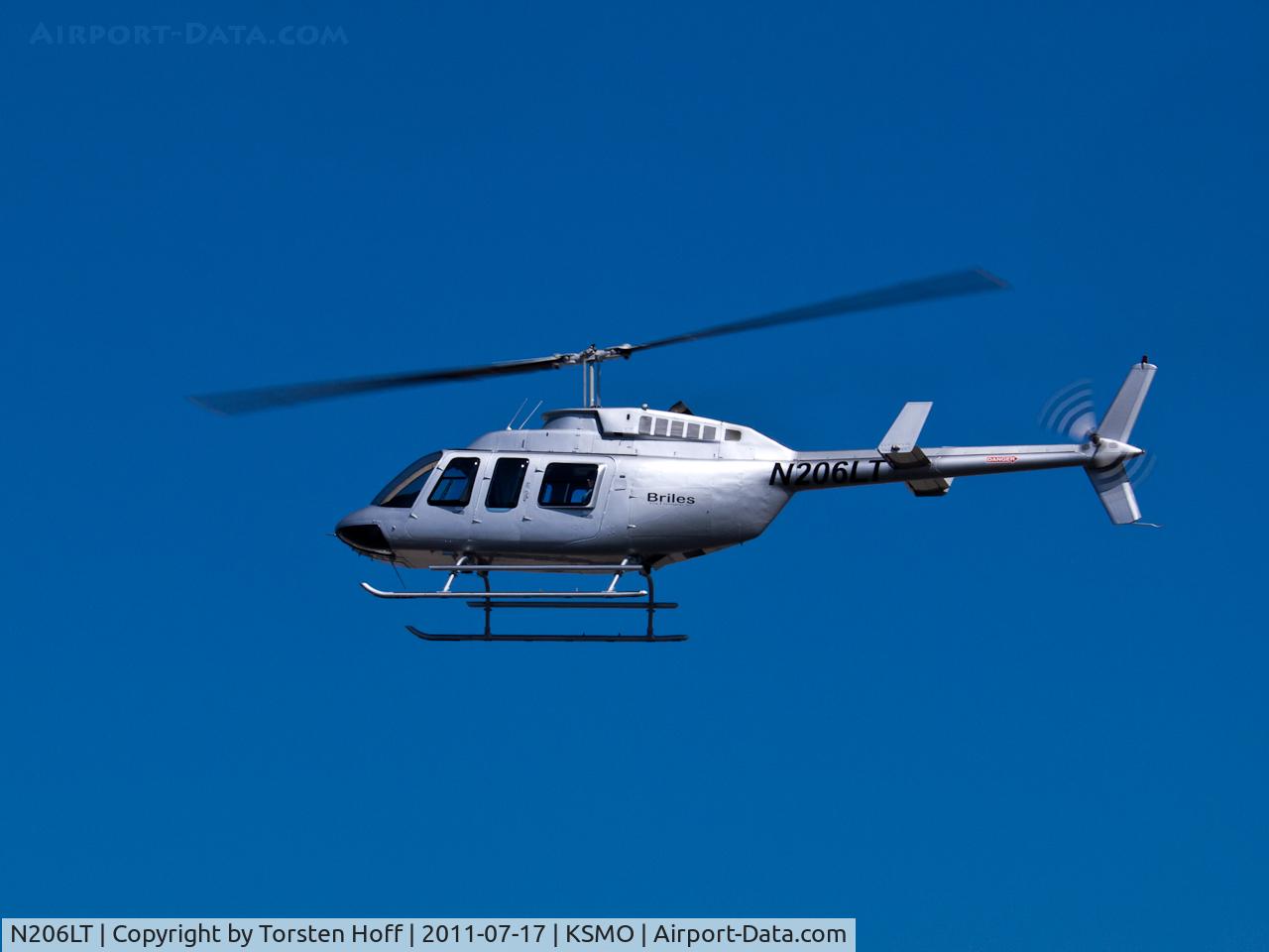 N206LT, 1993 Bell 206L-3 LongRanger III C/N 51069, N206LT arriving on RWY 21
