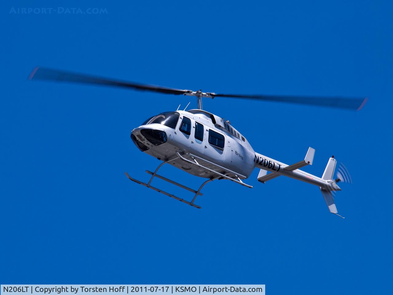 N206LT, 1993 Bell 206L-3 LongRanger III C/N 51069, N206LT arriving on RWY 21