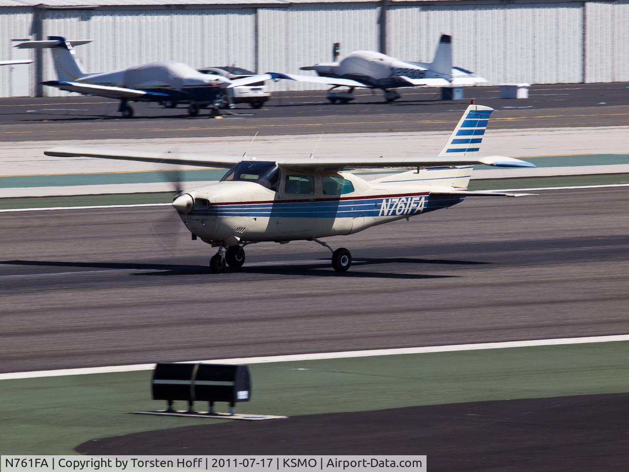 N761FA, 1977 Cessna T210M Turbo Centurion C/N 21062211, N761FA departing from RWY 21