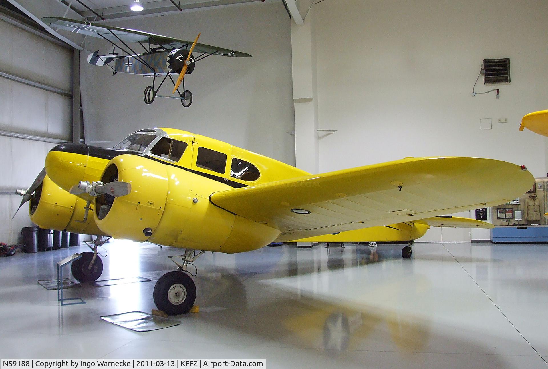 N59188, 1942 Cessna T-50 Bobcat Bobcat C/N 3084, Cessna T-50 Bobcat at the CAF Arizona Wing Museum, Mesa AZ