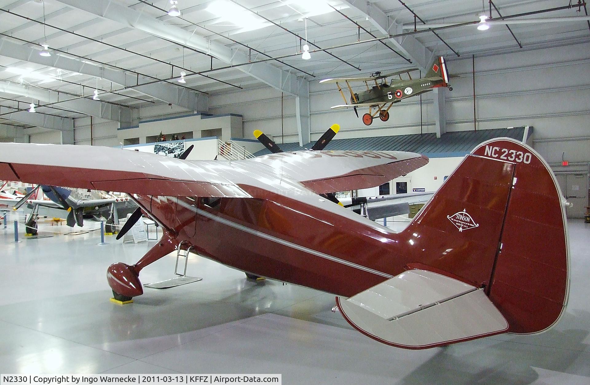 N2330, 1938 Stinson SR-10G Reliant C/N 3-5838, Stinson SR-10G Reliant at the CAF Arizona Wing Museum, Mesa AZ