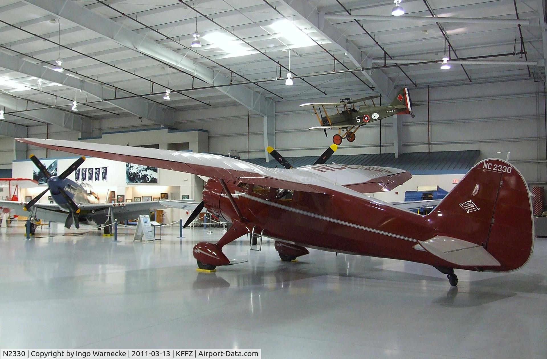 N2330, 1938 Stinson SR-10G Reliant C/N 3-5838, Stinson SR-10G Reliant at the CAF Arizona Wing Museum, Mesa AZ