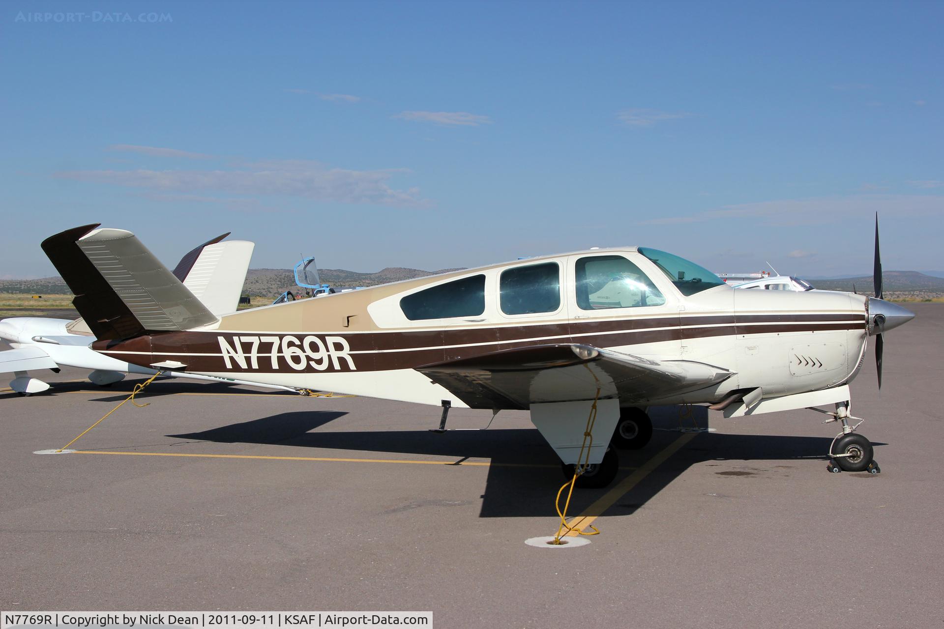 N7769R, 1968 Beech V35A Bonanza C/N D-8906, KSAF/SAF