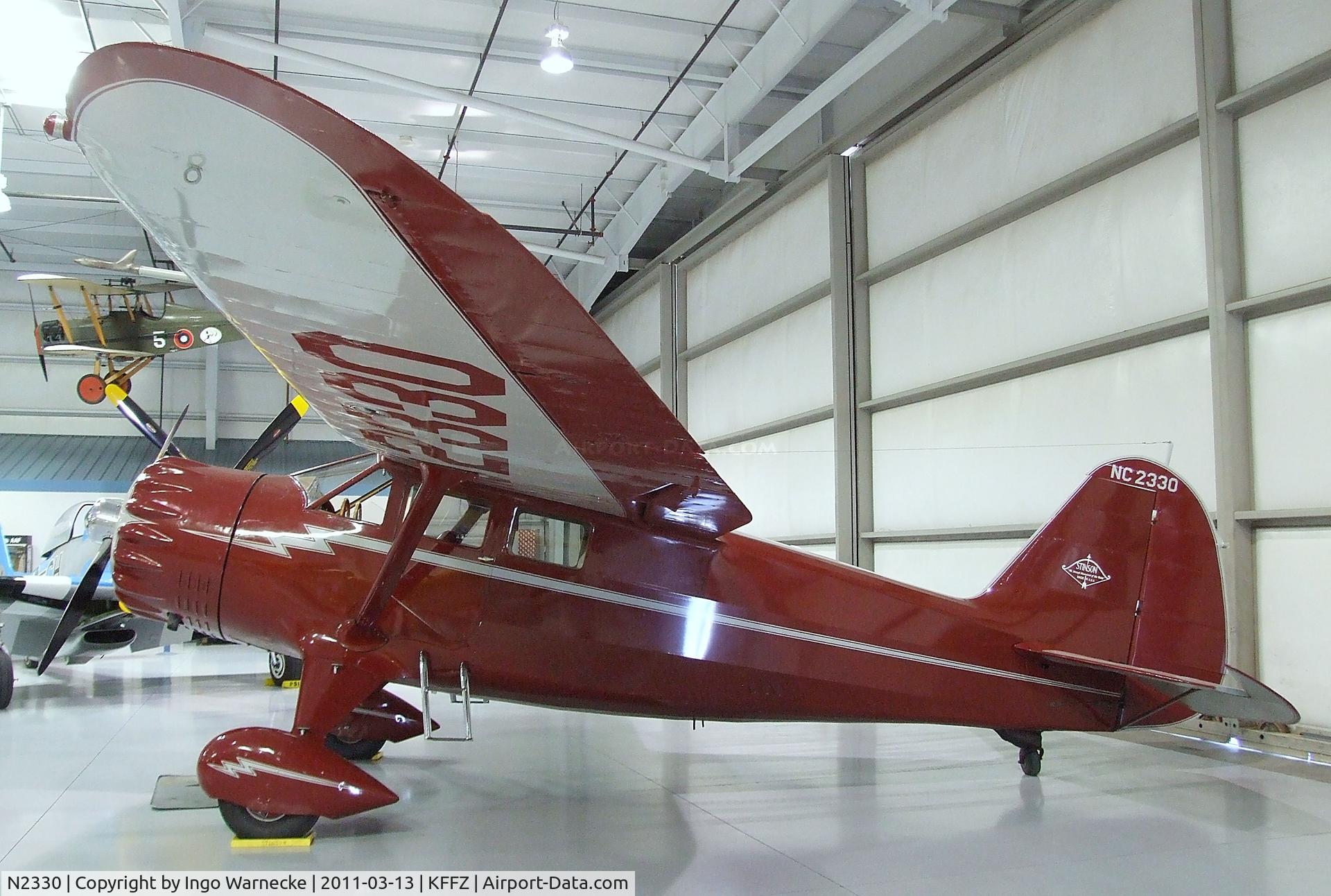 N2330, 1938 Stinson SR-10G Reliant C/N 3-5838, Stinson SR-10G Reliant at the CAF Arizona Wing Museum, Mesa AZ