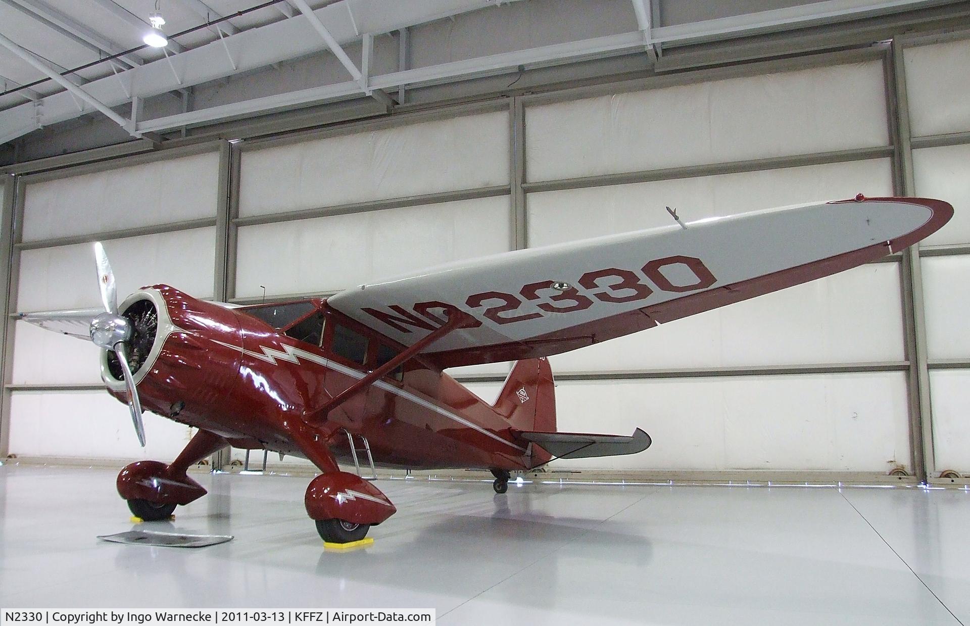 N2330, 1938 Stinson SR-10G Reliant C/N 3-5838, Stinson SR-10G Reliant at the CAF Arizona Wing Museum, Mesa AZ