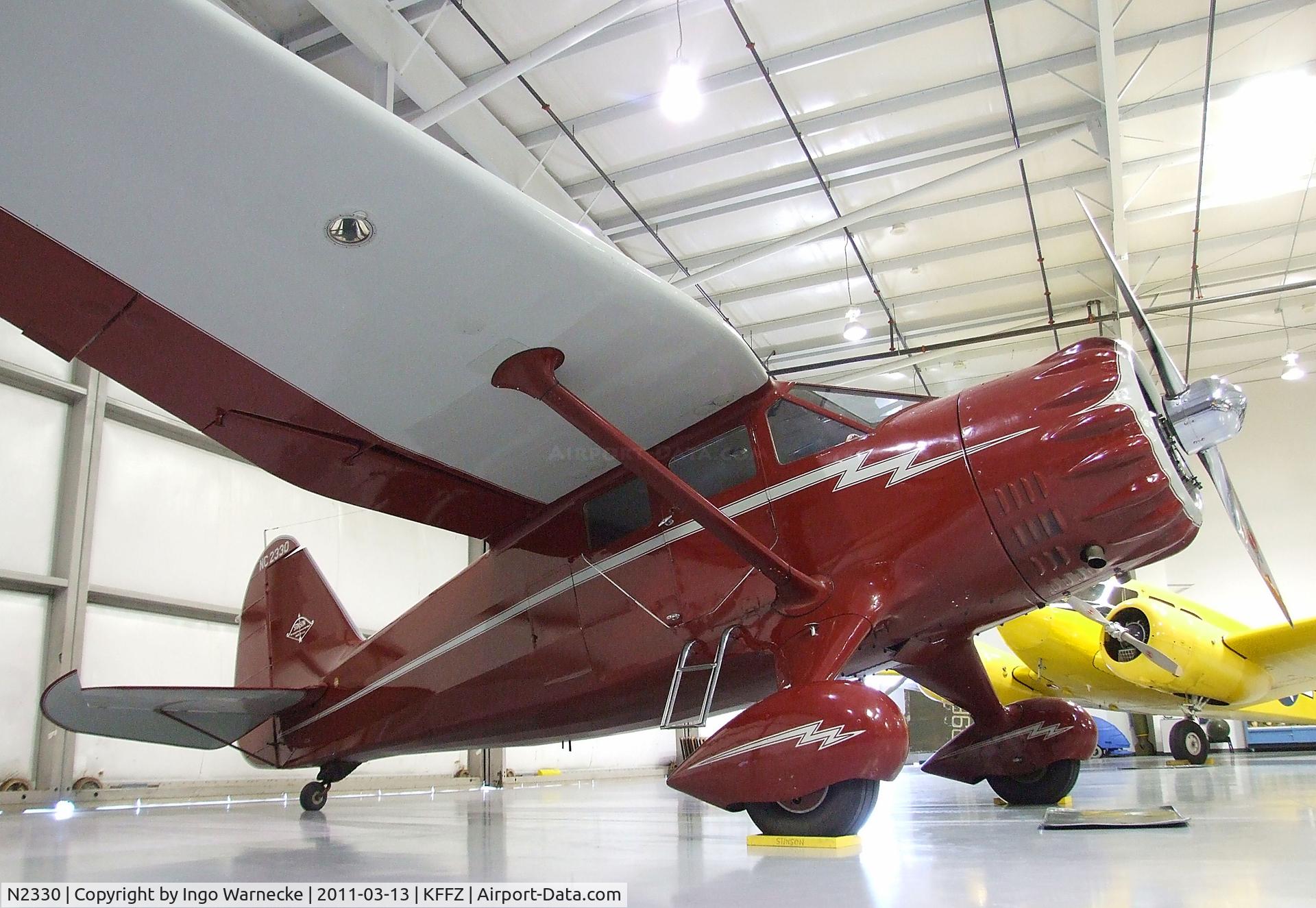 N2330, 1938 Stinson SR-10G Reliant C/N 3-5838, Stinson SR-10G Reliant at the CAF Arizona Wing Museum, Mesa AZ