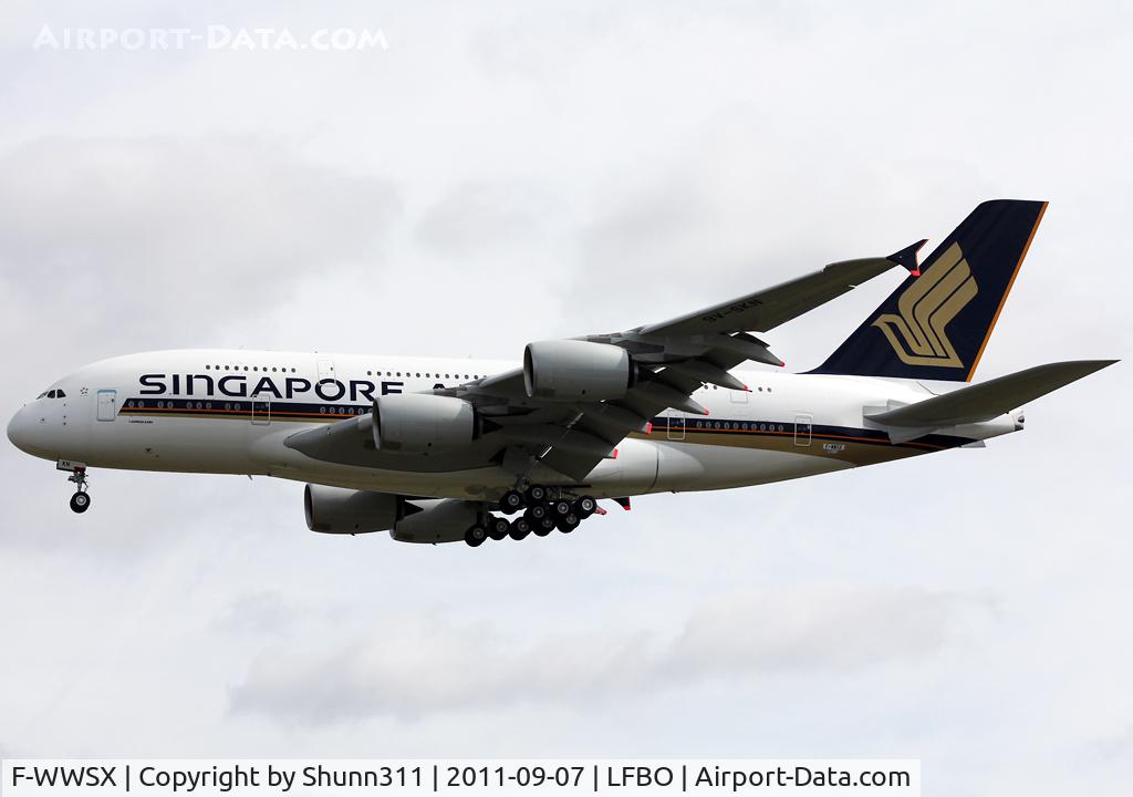 F-WWSX, 2011 Airbus A380-841 C/N 071, C/n 0071 - To be 9V-SKN