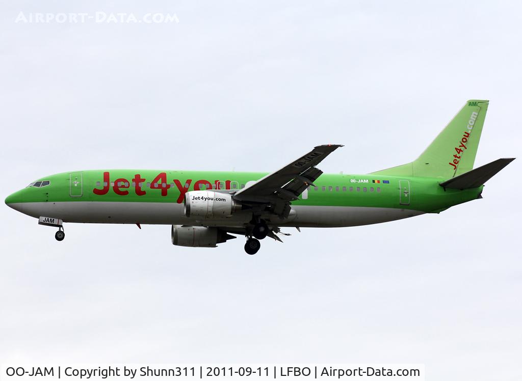 OO-JAM, 1997 Boeing 737-46J C/N 28867, Landing rwy 32L