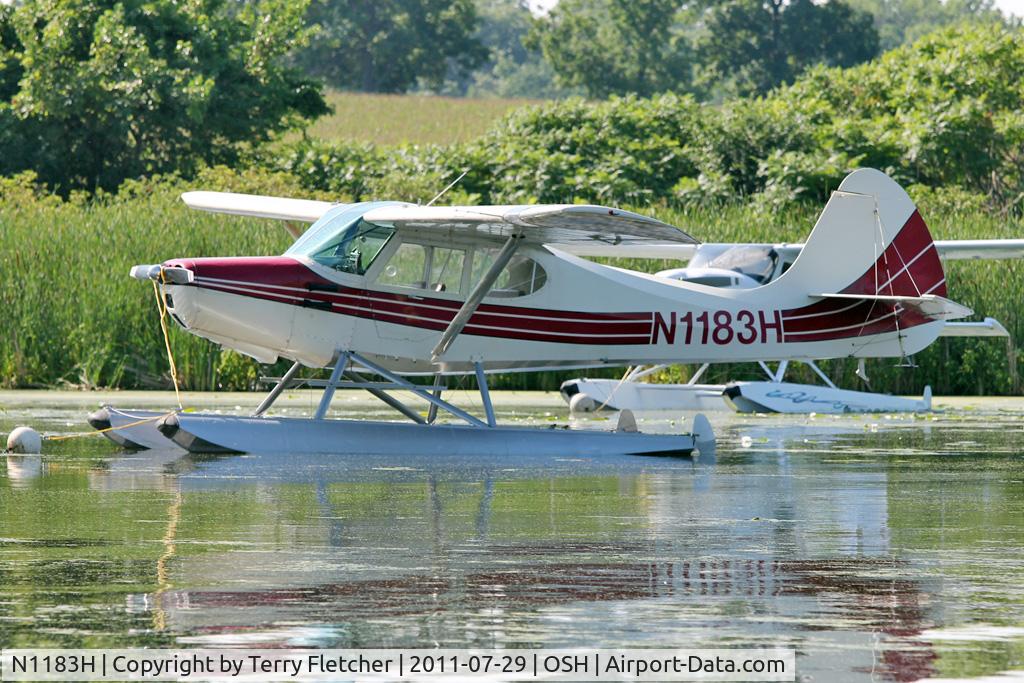 N1183H, 1948 Aeronca 15AC Sedan C/N 15AC-194, At Lake Winnebago , 2011 Oshkosh week
