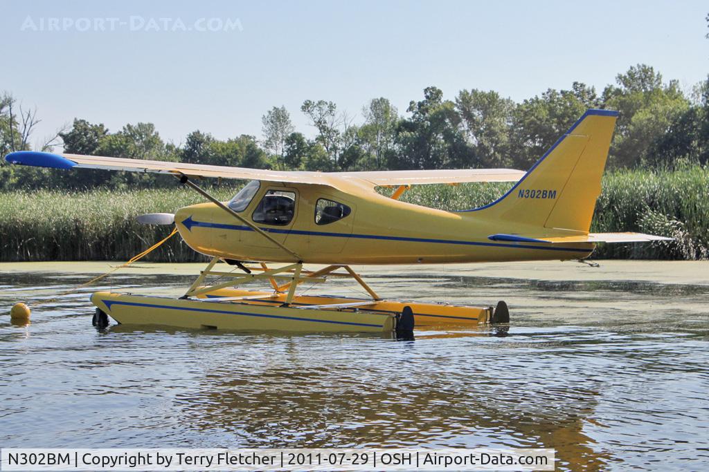 N302BM, 2008 Glasair GS-2 Sportsman C/N 7283, At Lake Winnebago, during 2011 Oshkosh Week